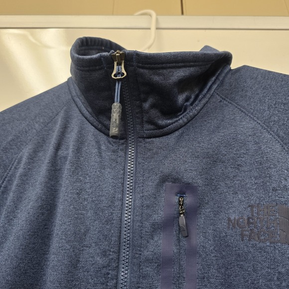 The North Face  Mens Blue 1/2 Zip Pullover Lightweight Jacket‎ Fleece Size Small - Picture 8 of 9